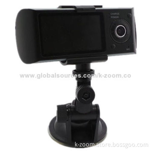 Vehicle DVR with 2.7-inch 16:9 High-definition LCD, Double CMOS Sensor